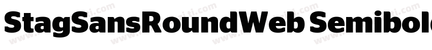 StagSansRoundWeb Semibold字体转换